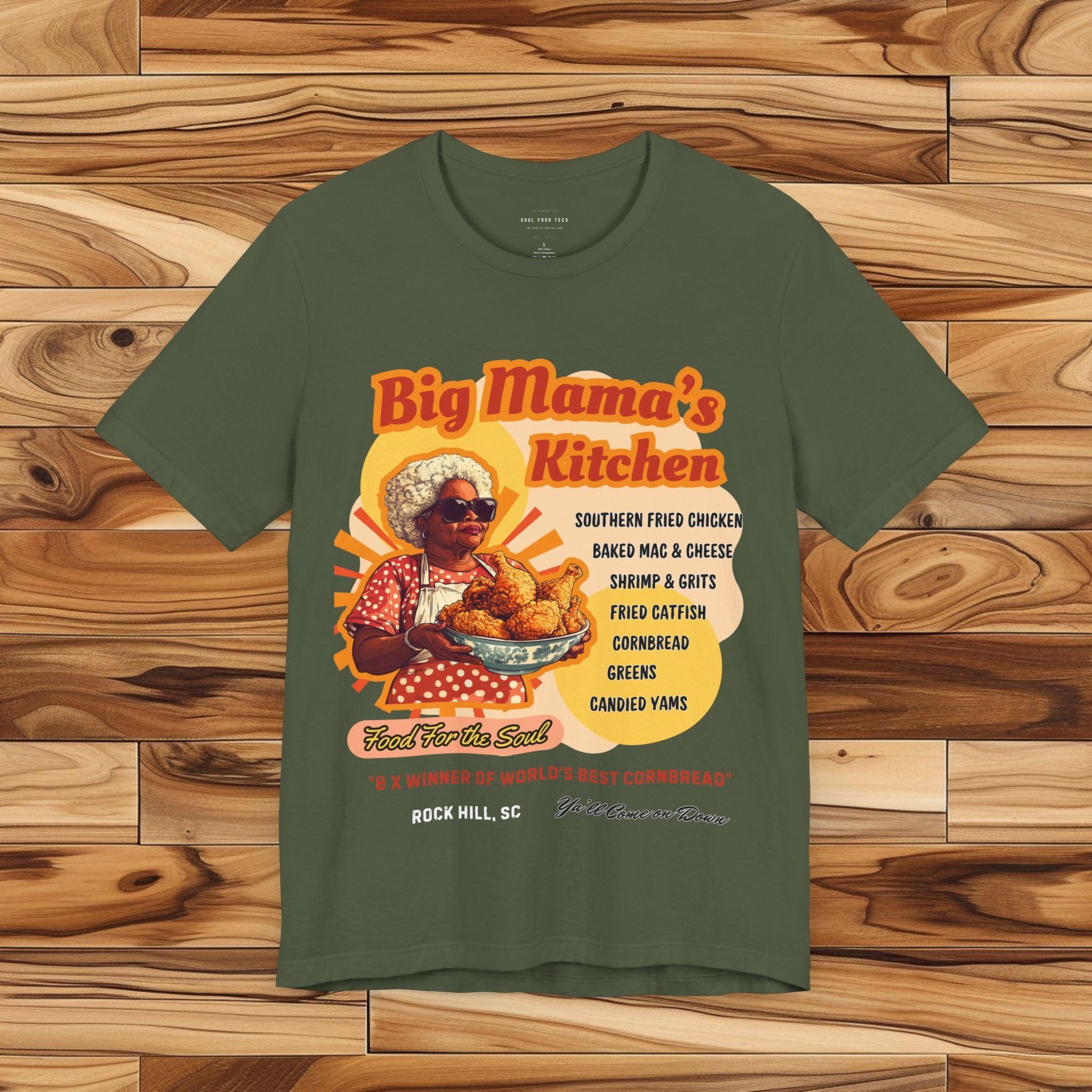 Big Mama's Kitchen Soul Food T Shirt
