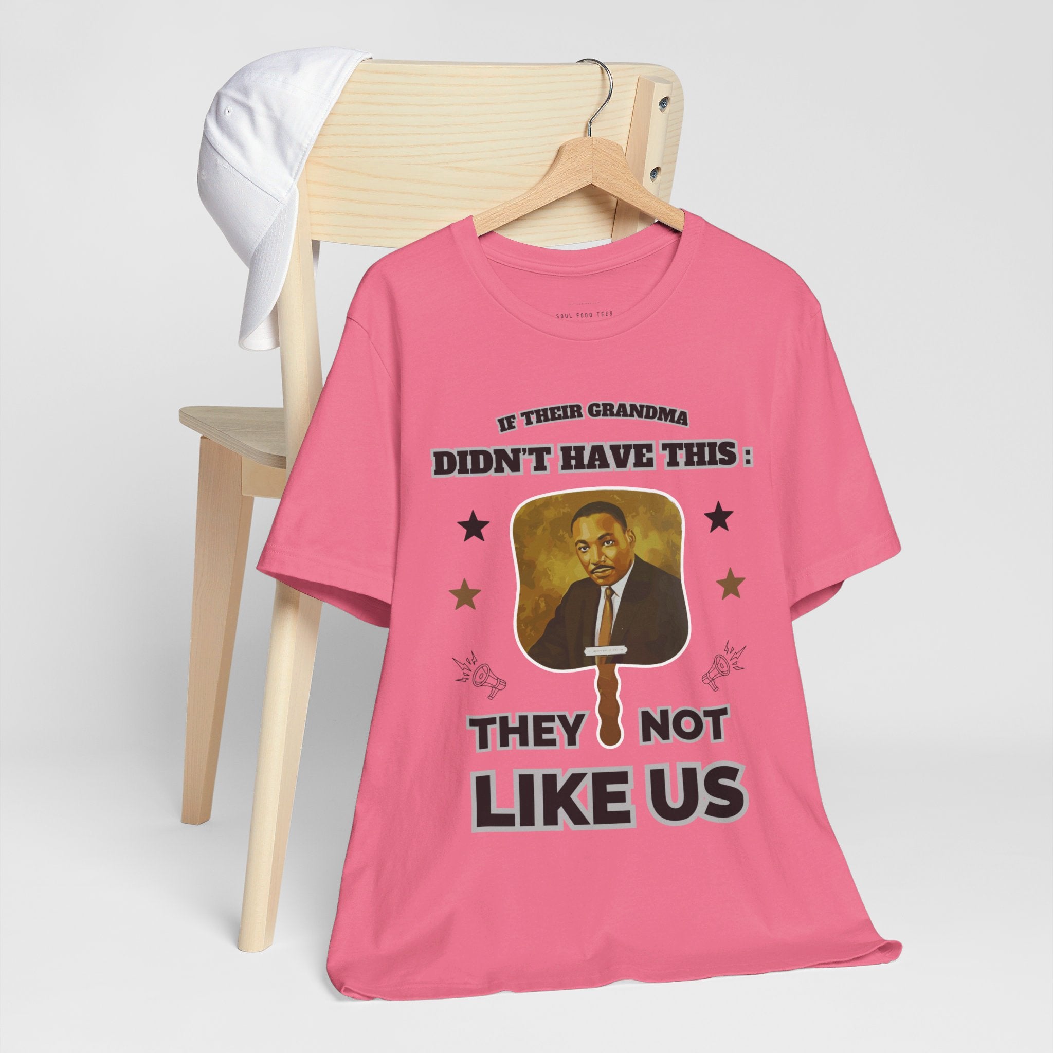 They Not Like Us - MLK Church Fan T Shirt