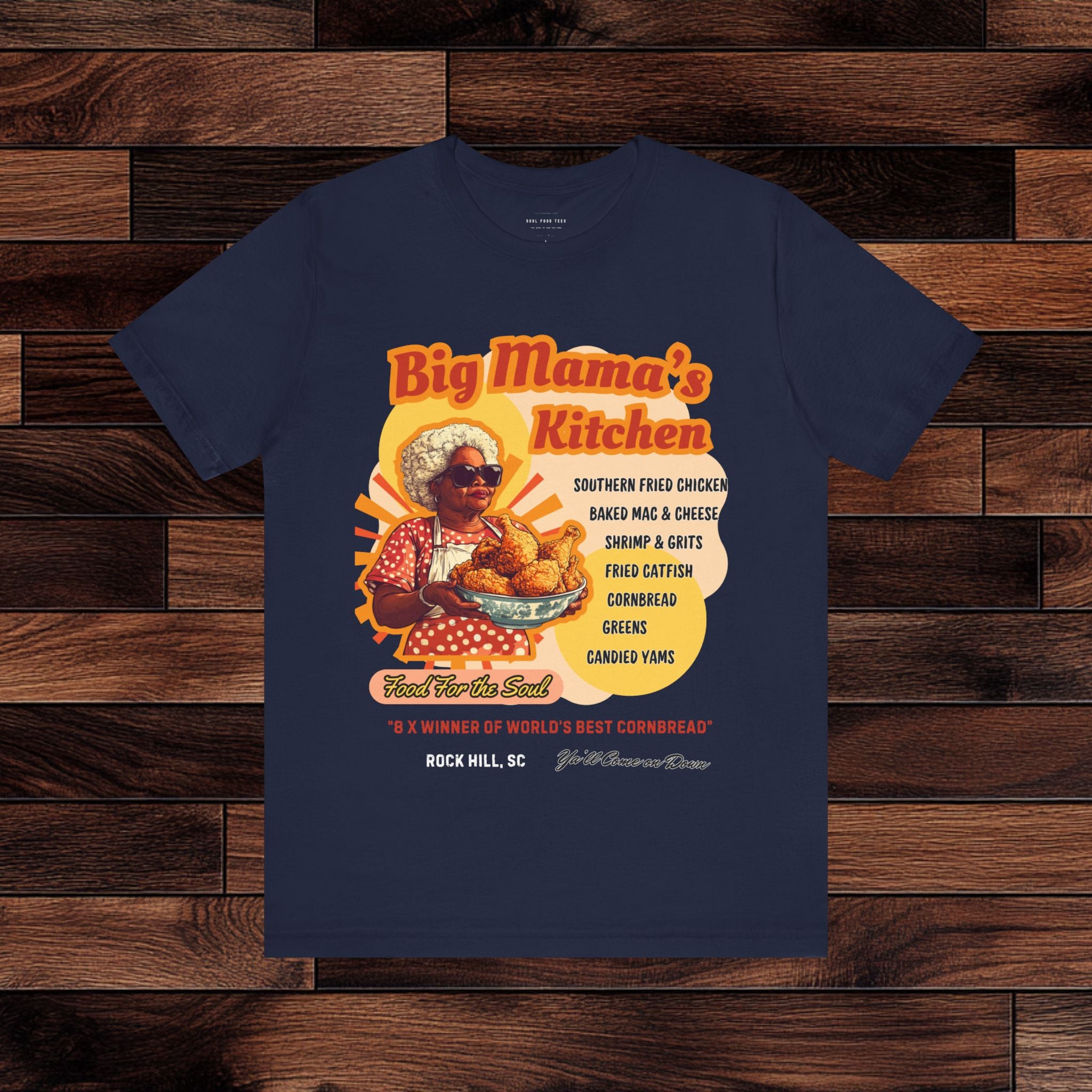 Big Mama's Kitchen Soul Food T Shirt