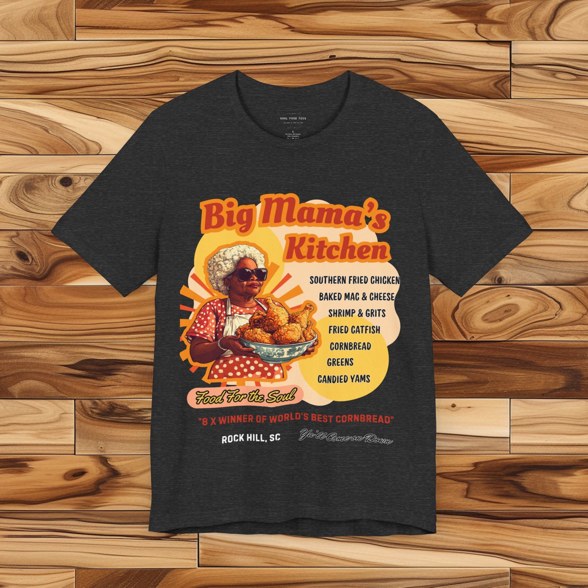 Big Mama's Kitchen Soul Food T Shirt