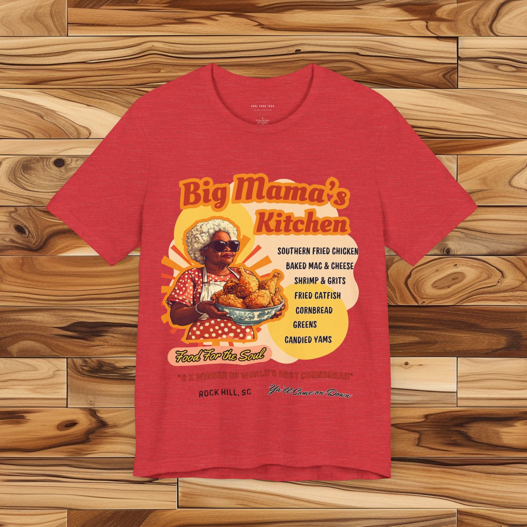 Big Mama's Kitchen Soul Food T Shirt