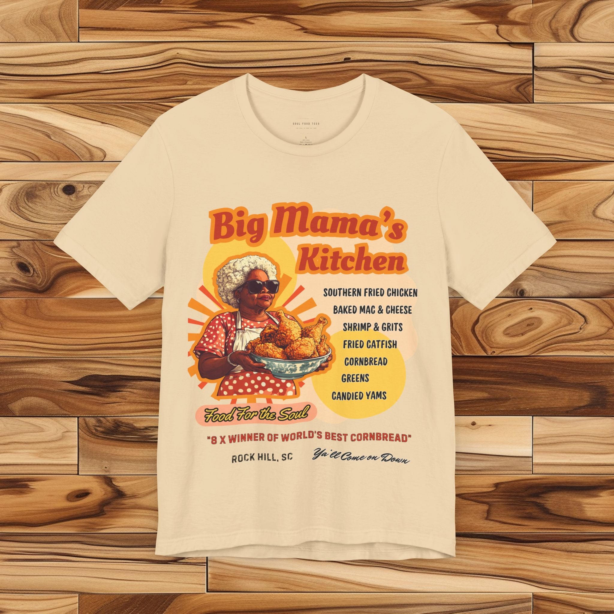 Big Mama's Kitchen Soul Food T Shirt