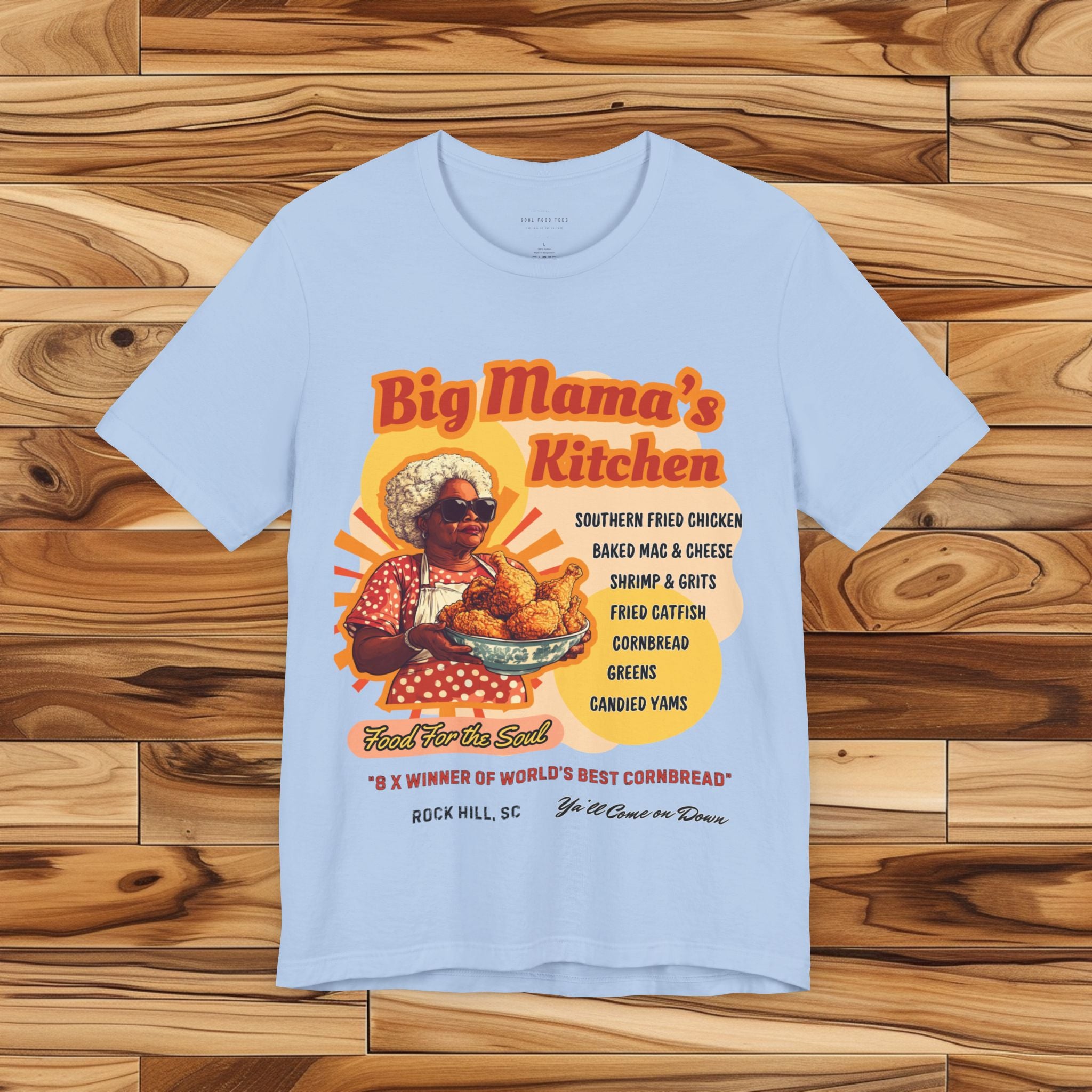 Big Mama's Kitchen Soul Food T Shirt