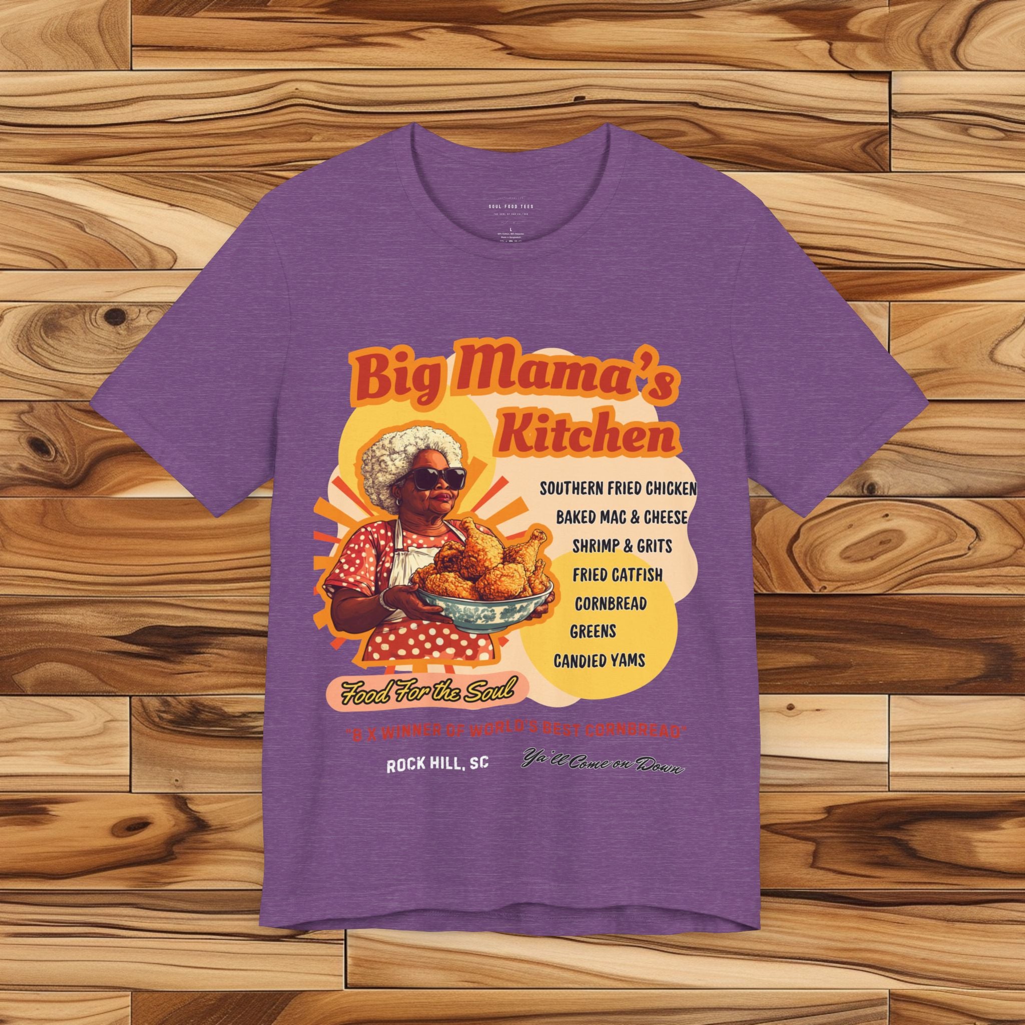 Big Mama's Kitchen Soul Food T Shirt