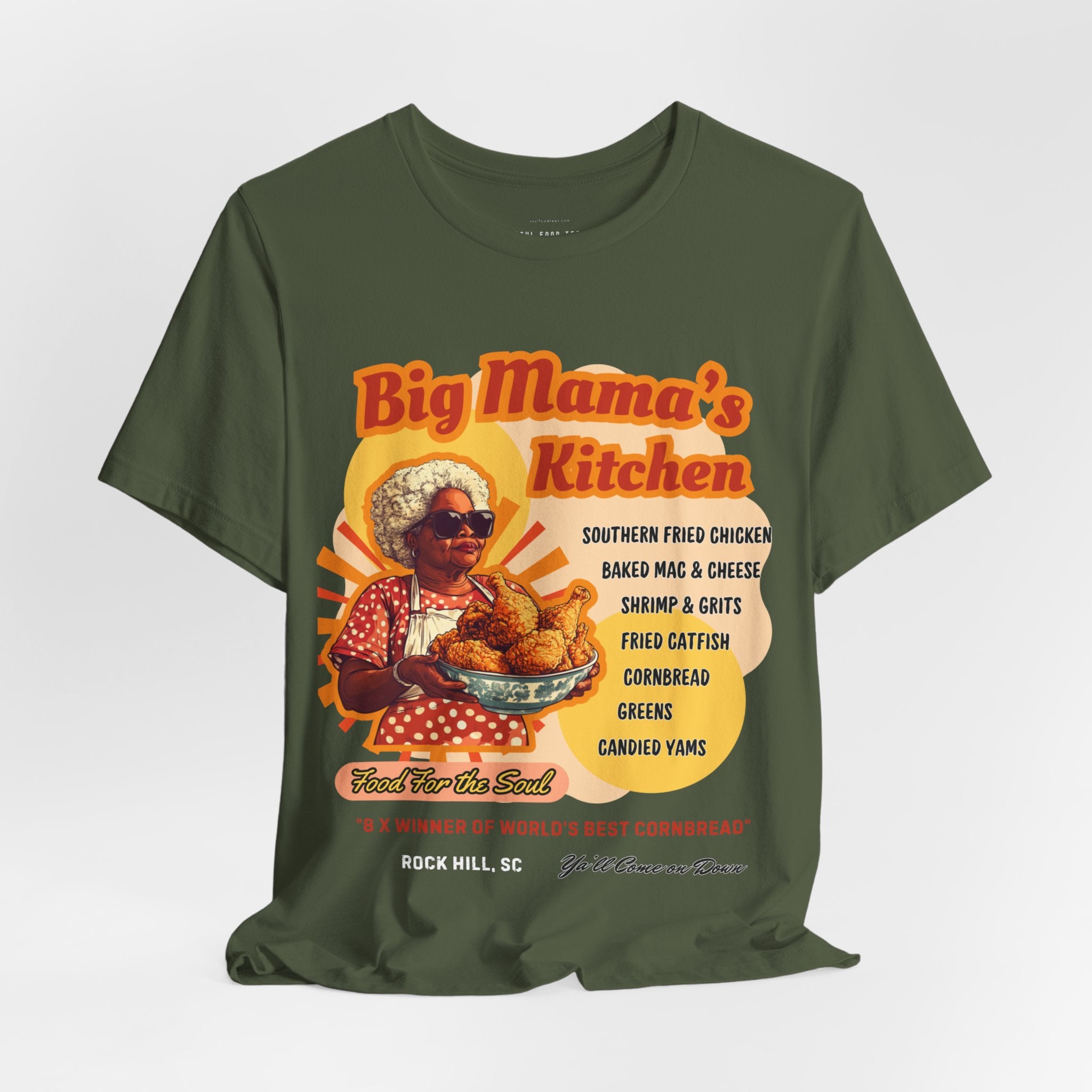 Big Mama's Kitchen Soul Food T Shirt