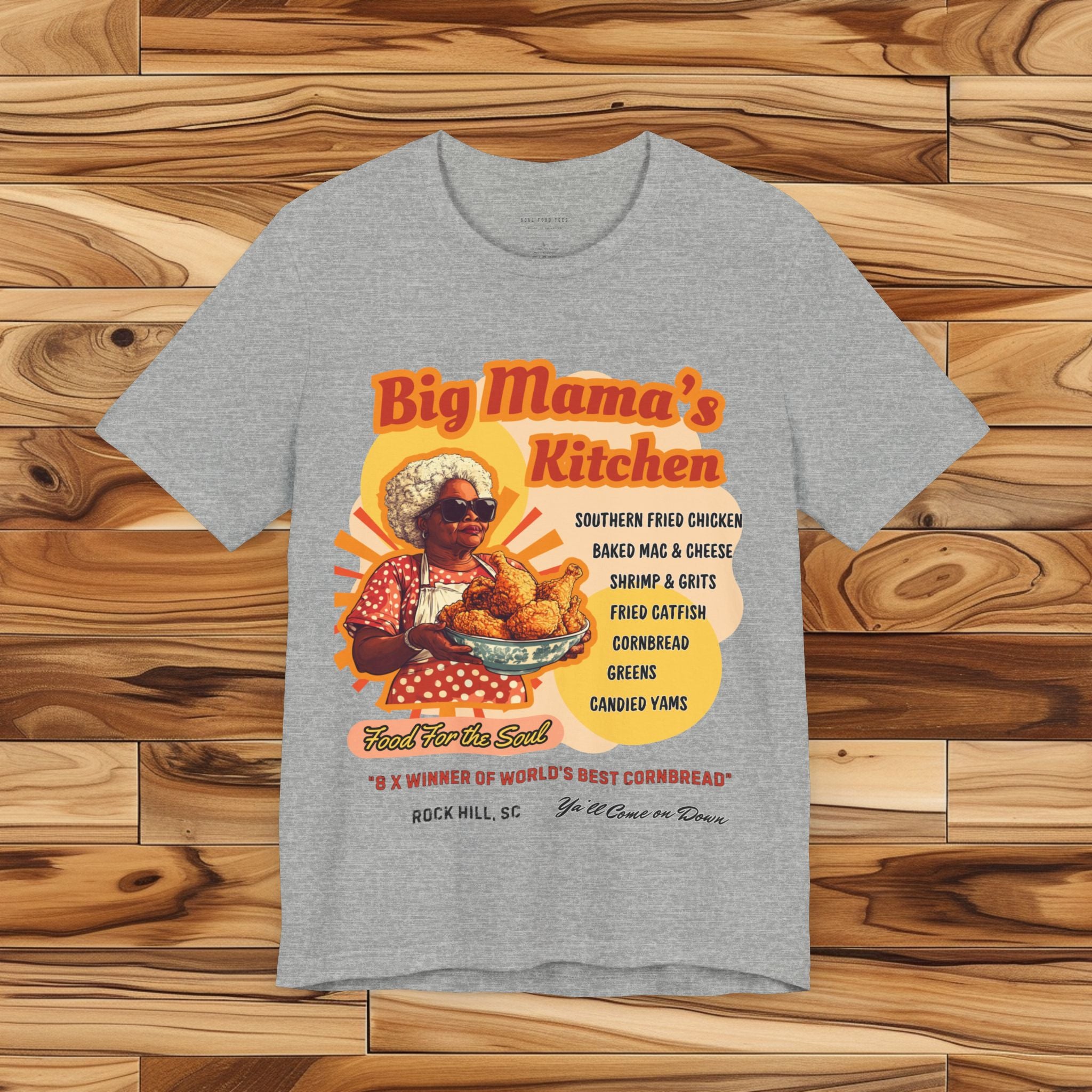 Big Mama's Kitchen Soul Food T Shirt
