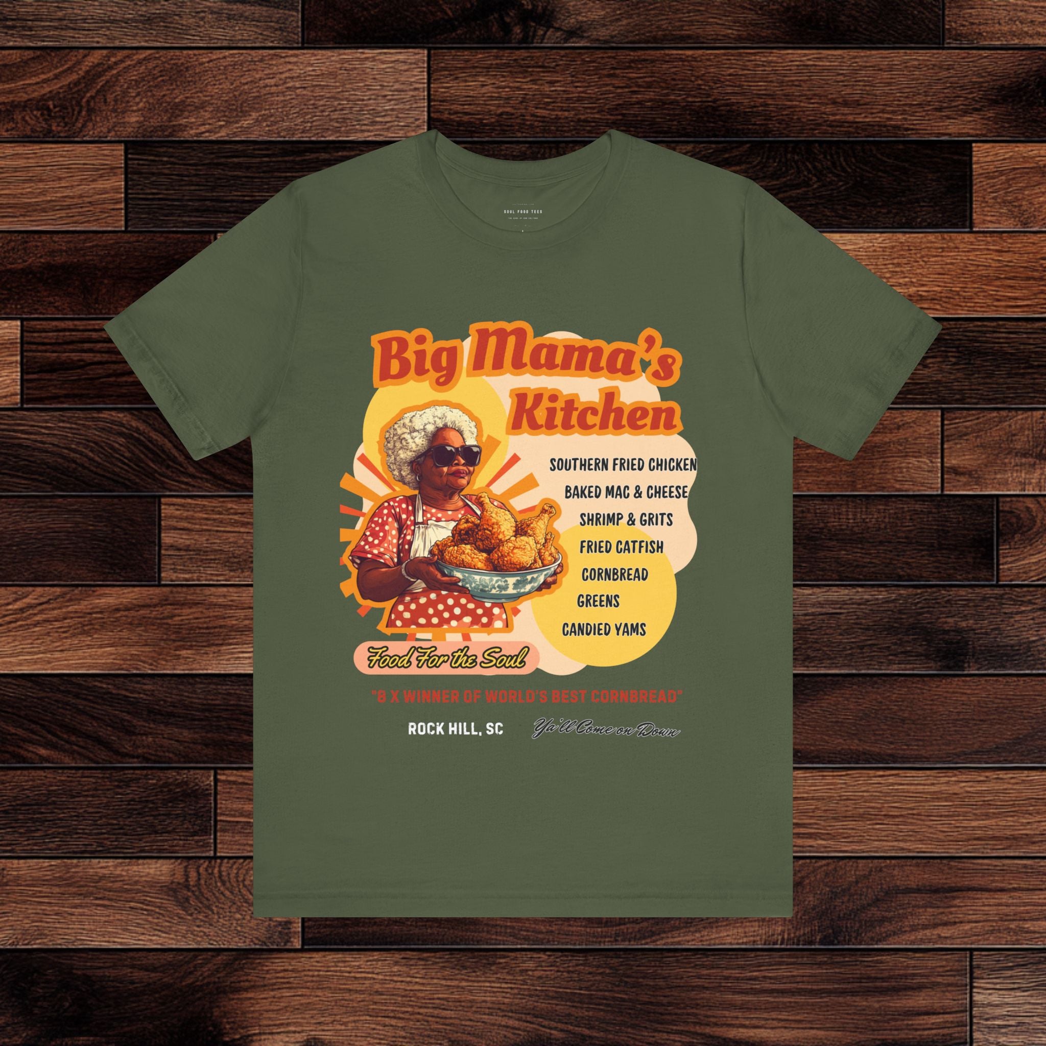 Big Mama's Kitchen Soul Food T Shirt