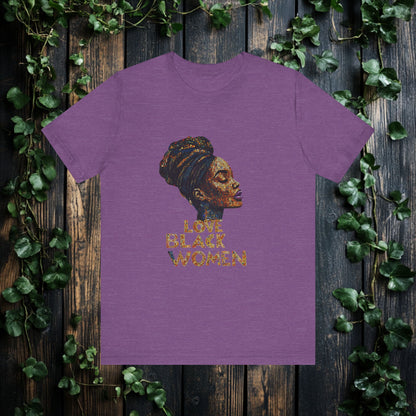 Love Black Women Mosaic T Shirt