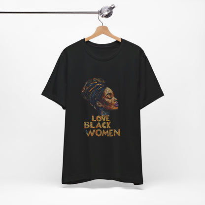 Love Black Women Mosaic T Shirt