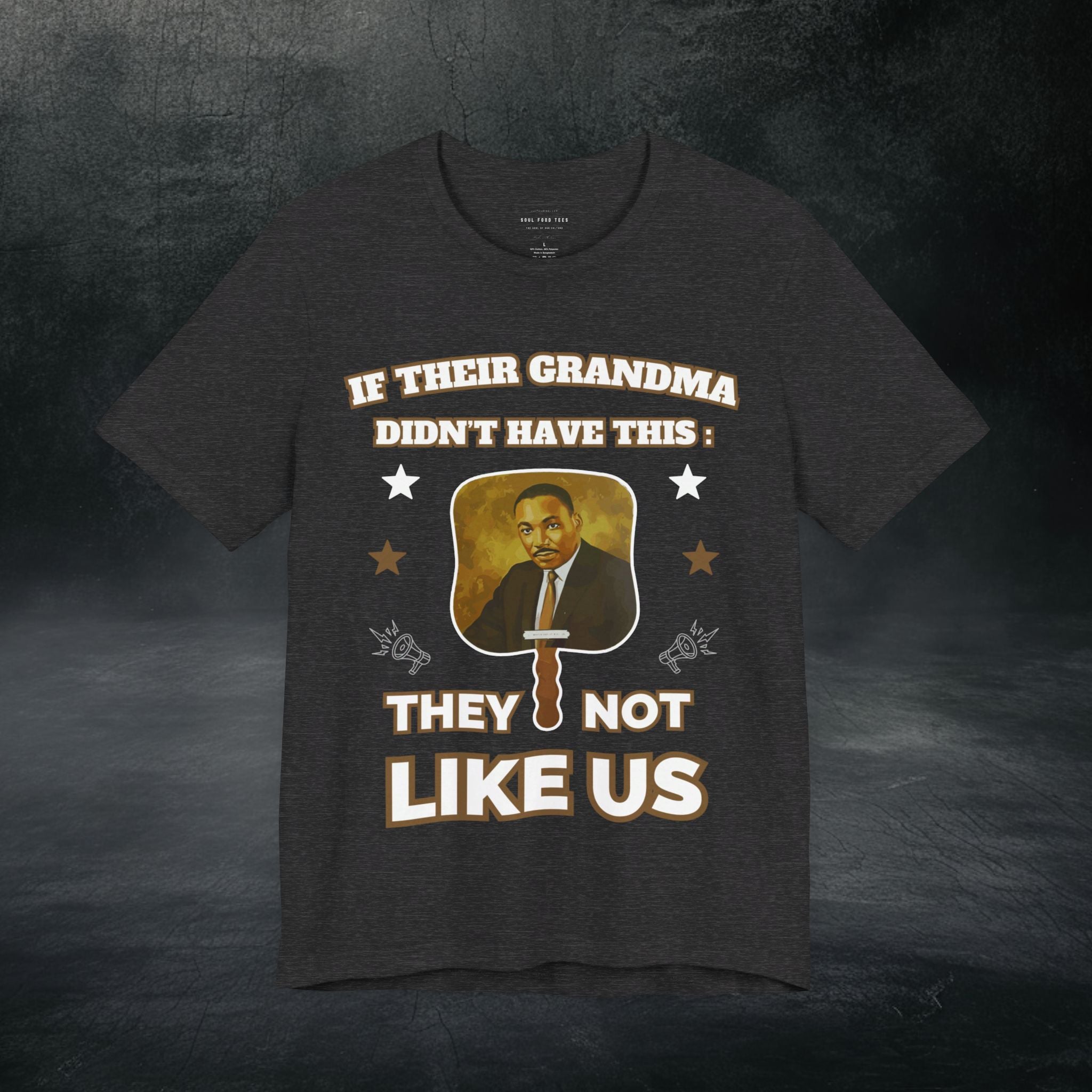 They Not Like Us - MLK Church Fan T Shirt