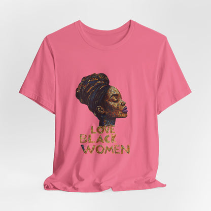 Love Black Women Mosaic T Shirt