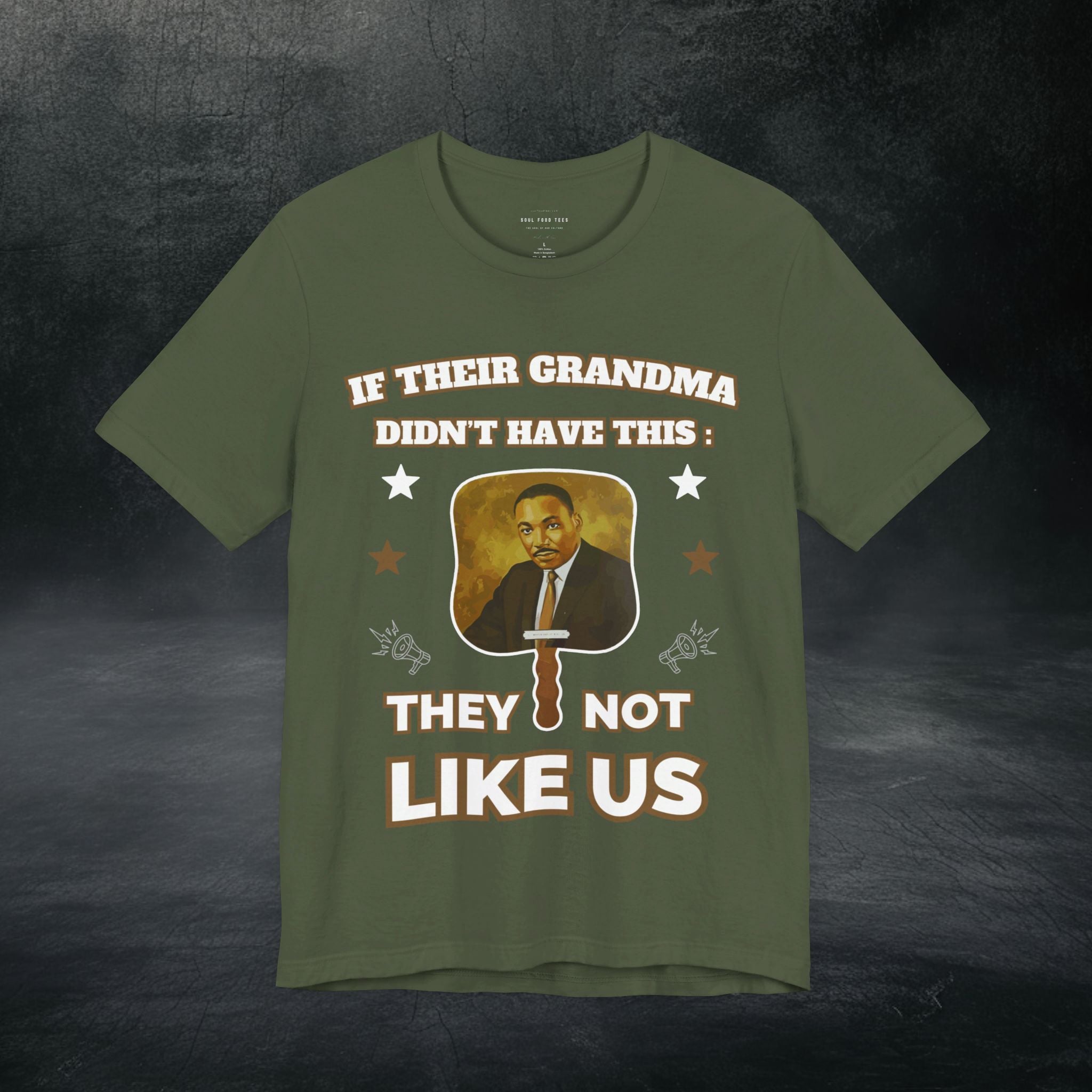 They Not Like Us - MLK Church Fan T Shirt