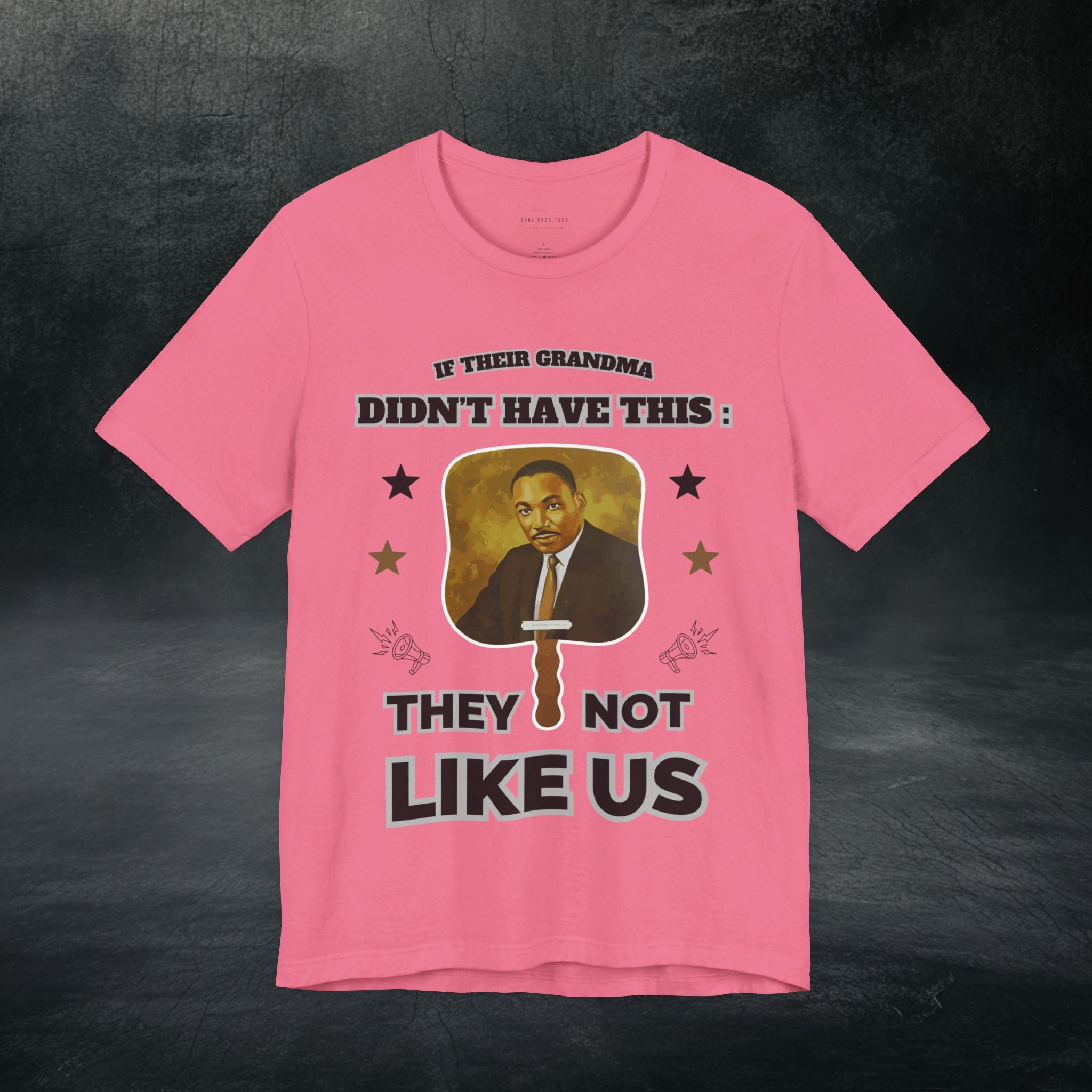 They Not Like Us - MLK Church Fan T Shirt