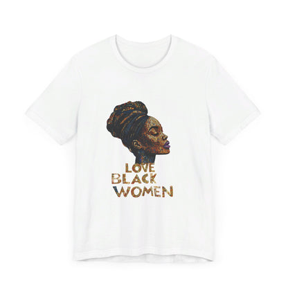 Love Black Women Mosaic T Shirt