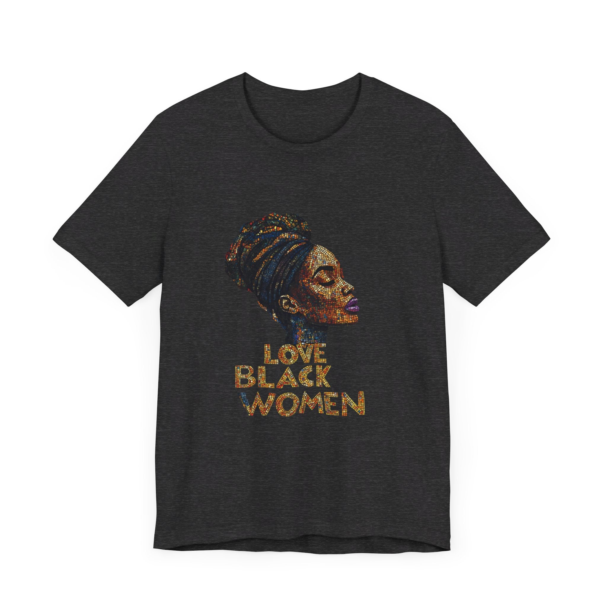 Love Black Women Mosaic T Shirt