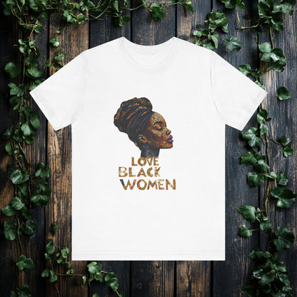 Love Black Women Mosaic T Shirt