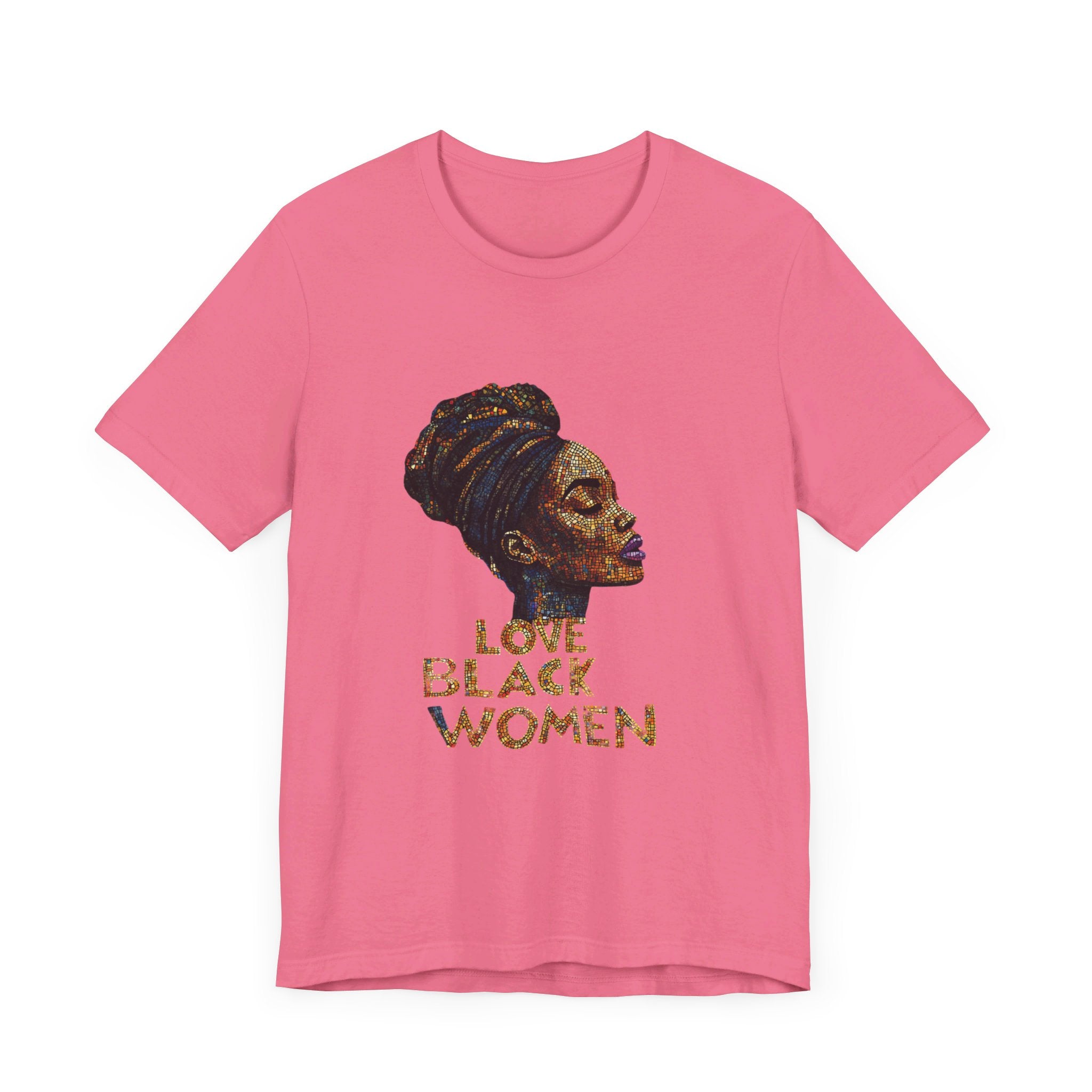 Love Black Women Mosaic T Shirt