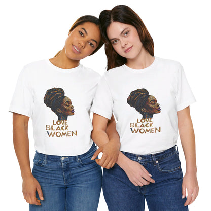 Love Black Women Mosaic T Shirt