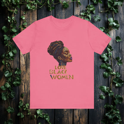 Love Black Women Mosaic T Shirt