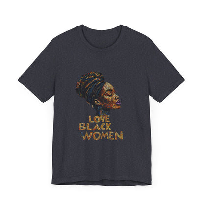 Love Black Women Mosaic T Shirt