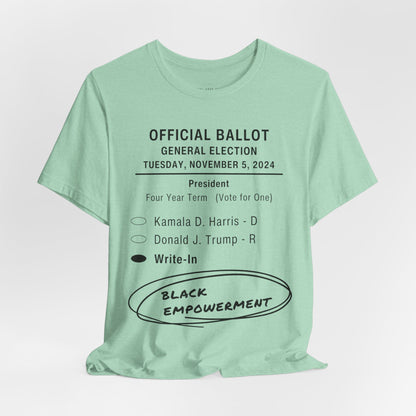 Vote for Black Empowerment T Shirt