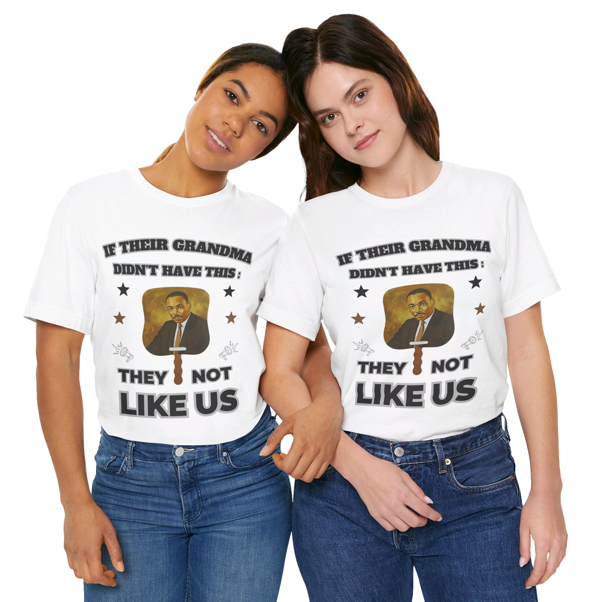 They Not Like Us - MLK Church Fan T Shirt