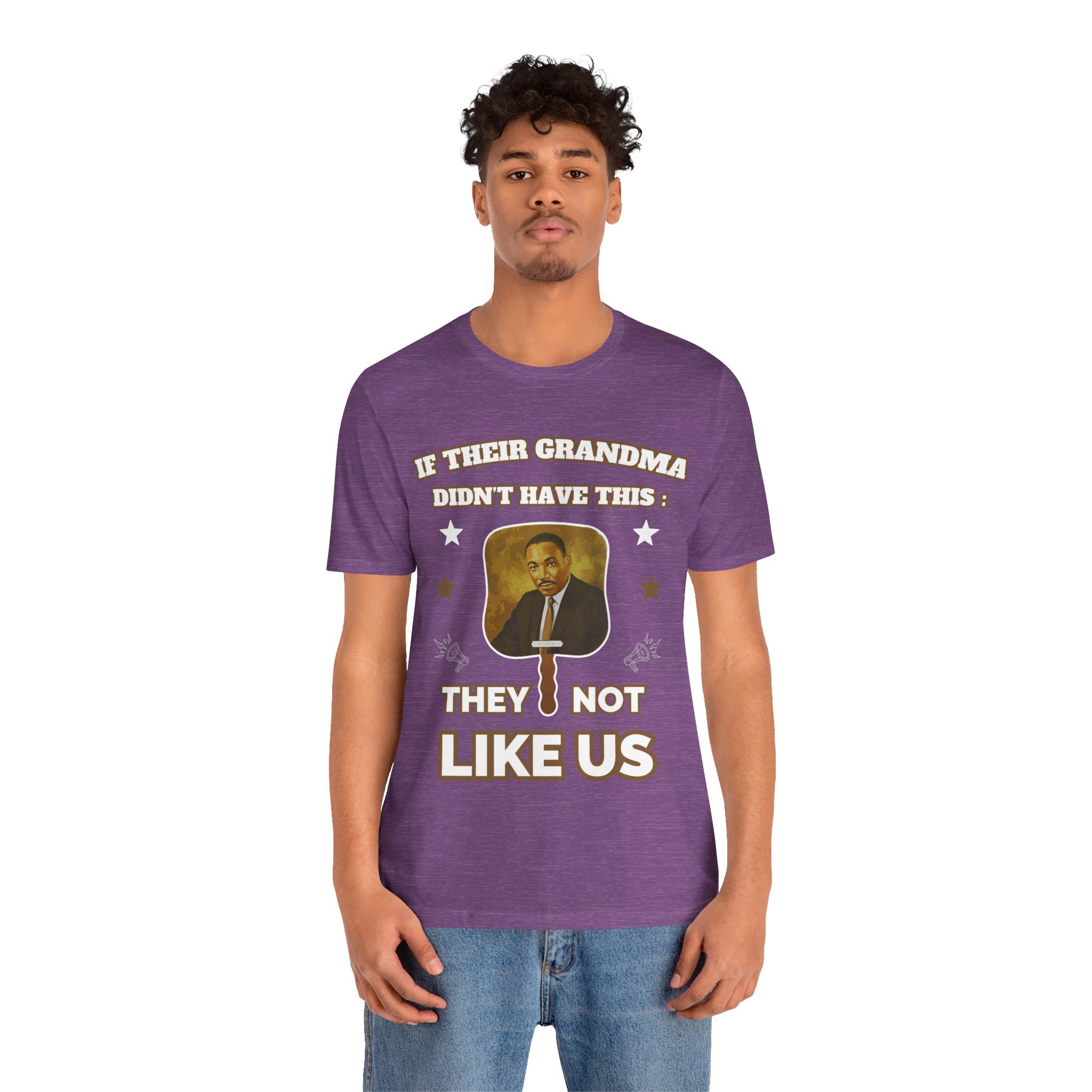 They Not Like Us - MLK Church Fan T Shirt