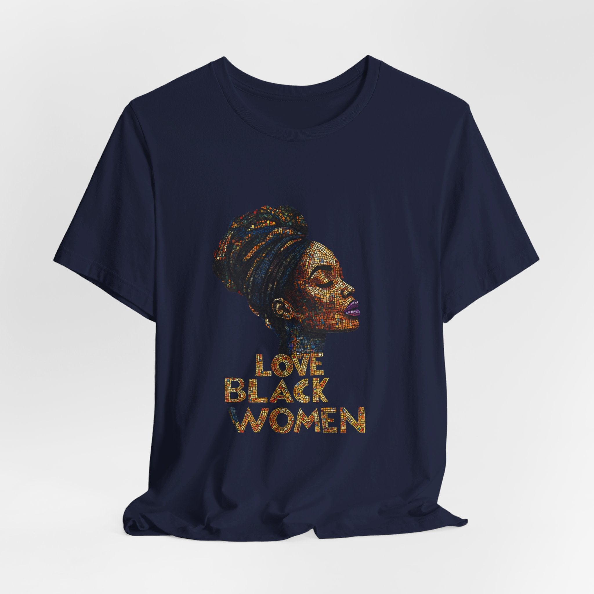 Love Black Women Mosaic T Shirt