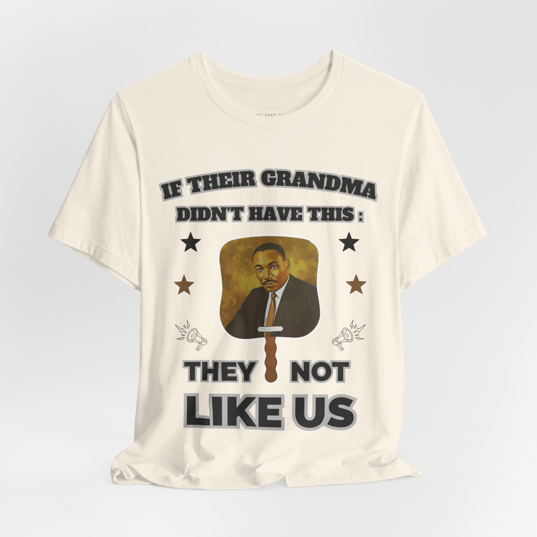 They Not Like Us - MLK Church Fan T Shirt