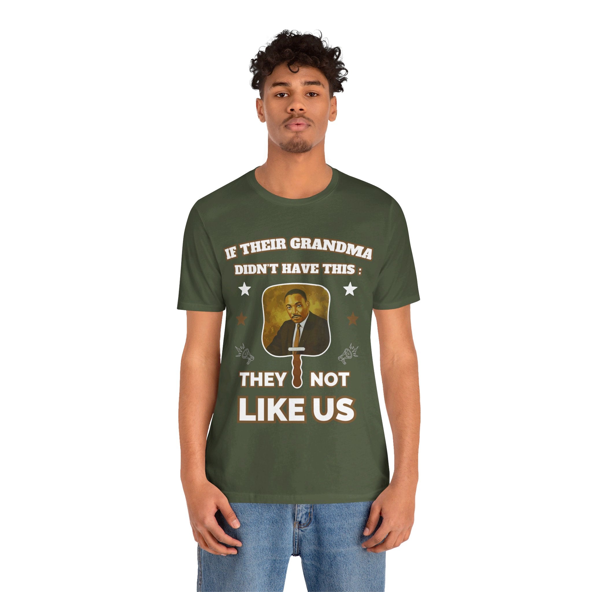 They Not Like Us - MLK Church Fan T Shirt