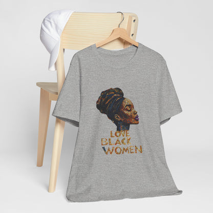 Love Black Women Mosaic T Shirt