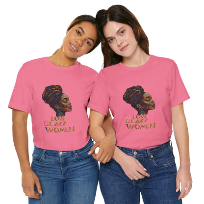 Love Black Women Mosaic T Shirt