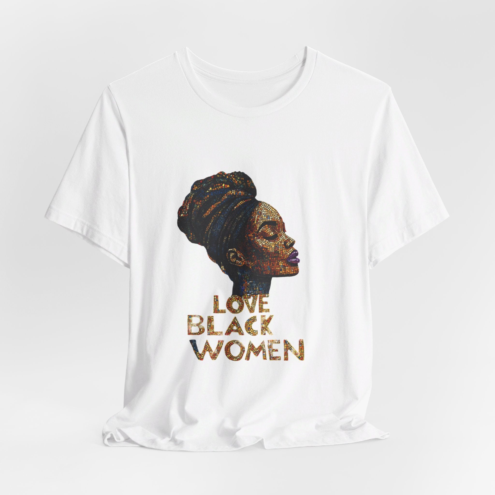 Love Black Women Mosaic T Shirt