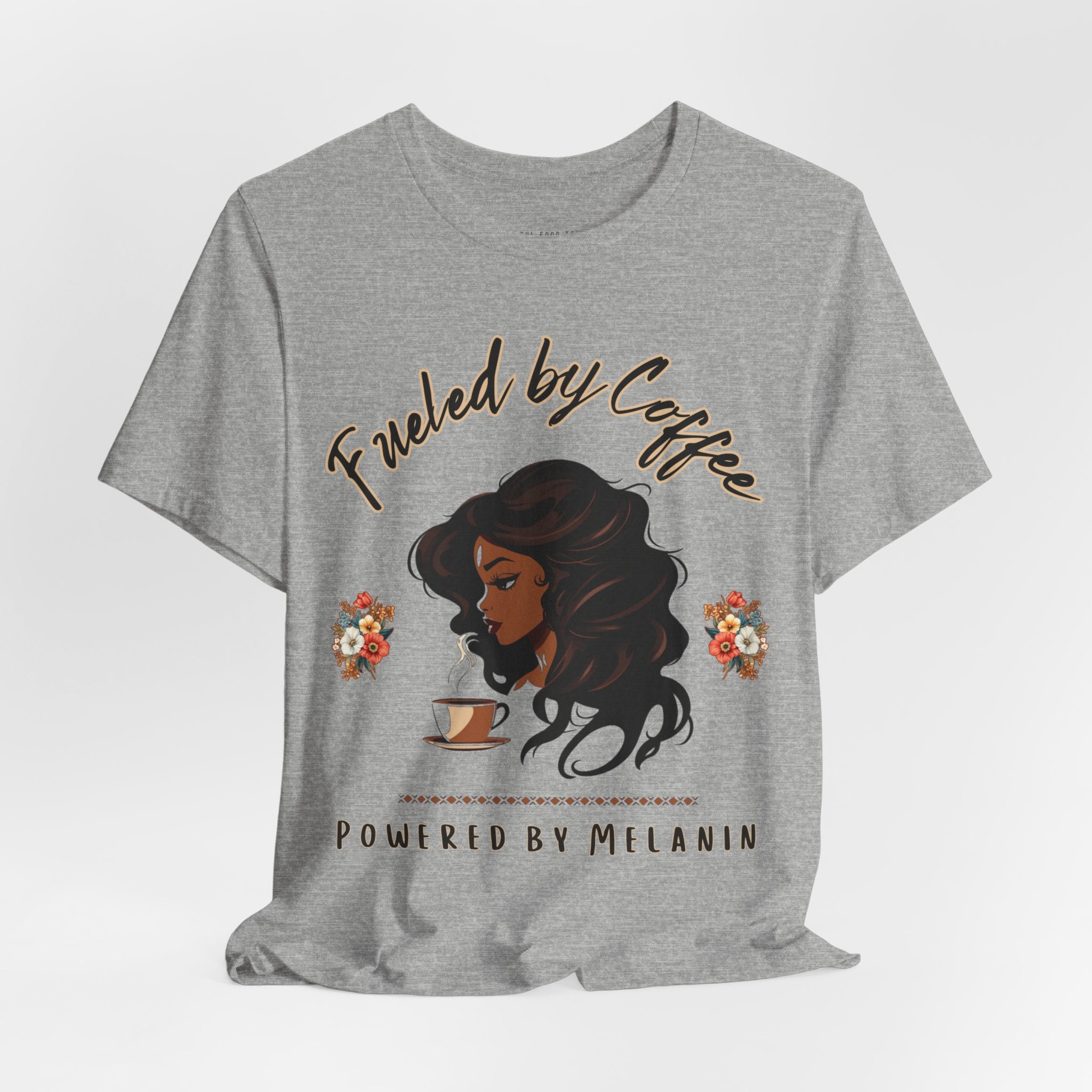 Fueled by Coffee, Powered by Melanin T Shirt