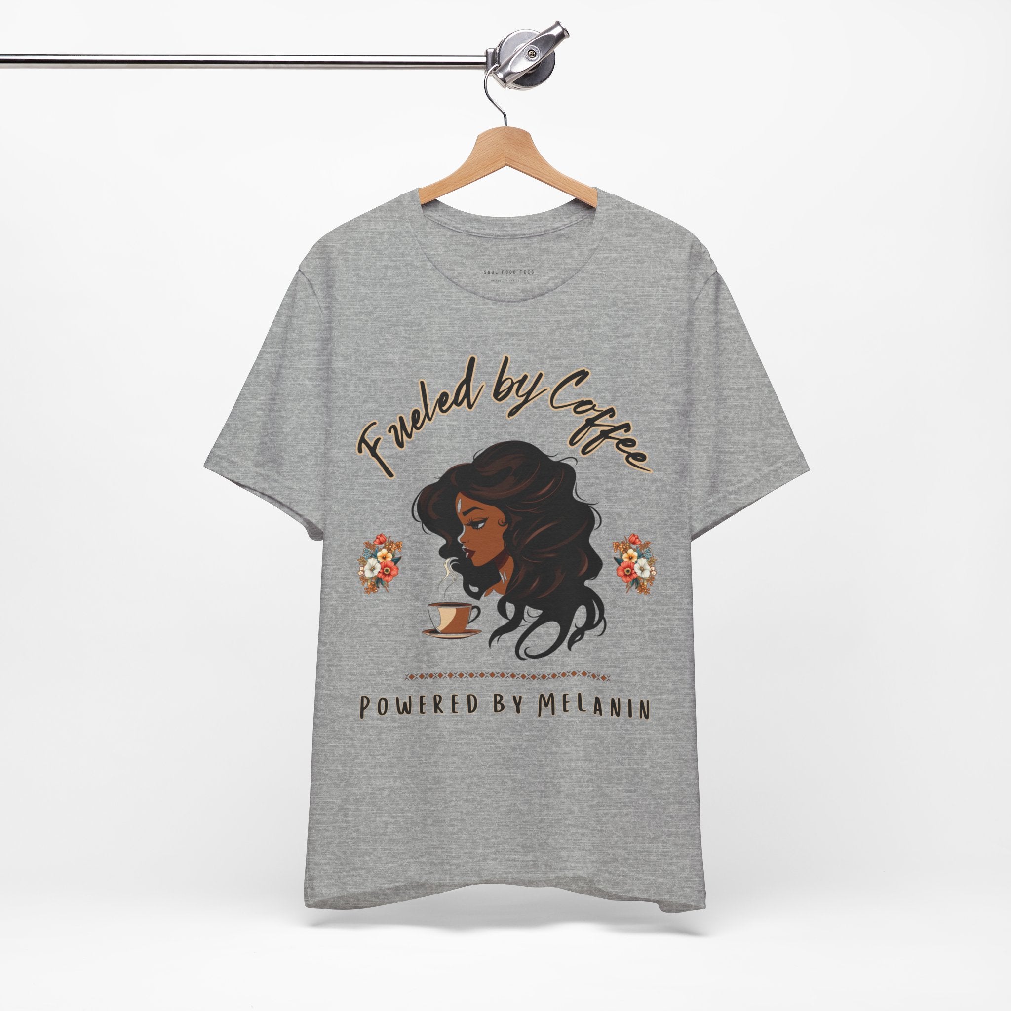 Fueled by Coffee, Powered by Melanin T Shirt