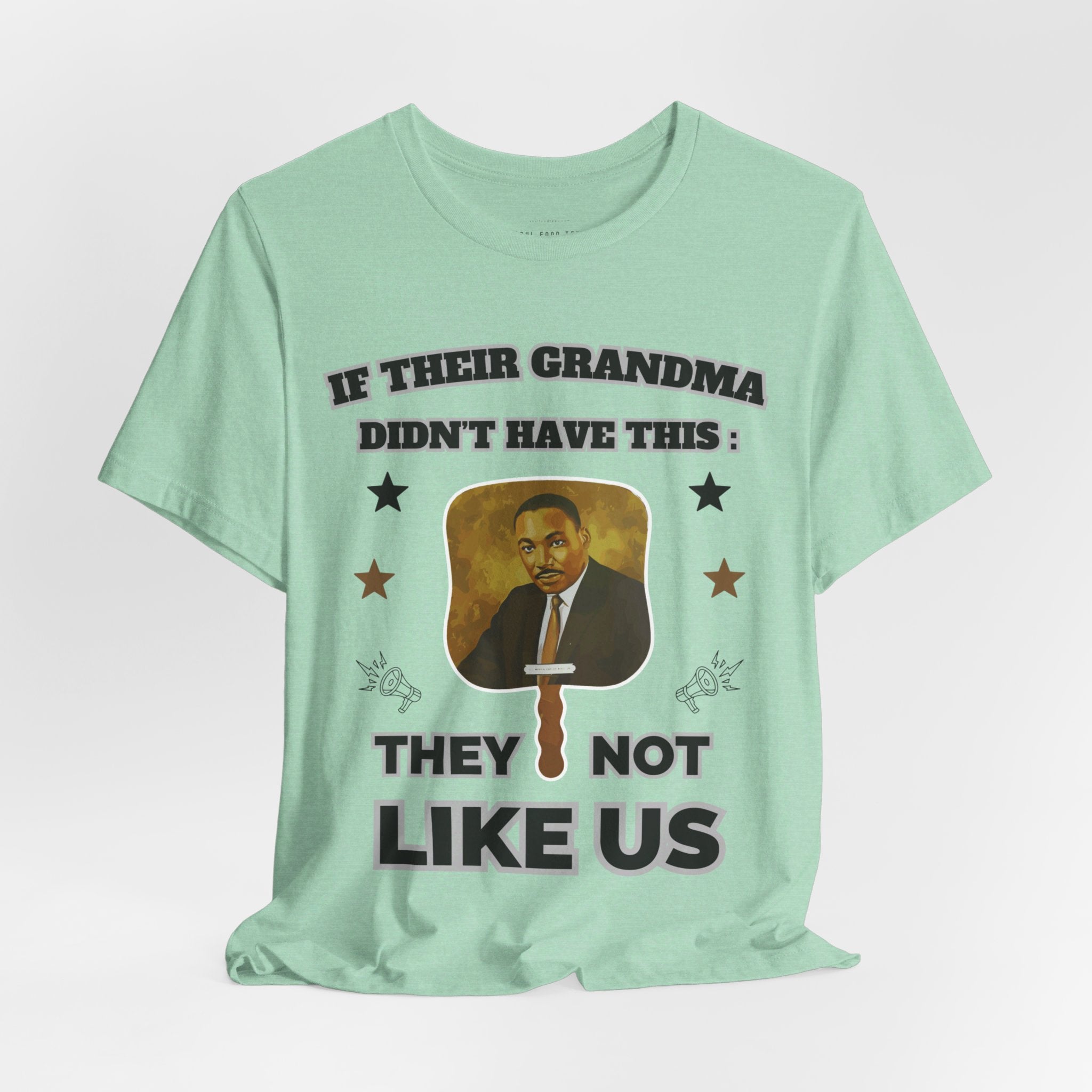 They Not Like Us - MLK Church Fan T Shirt