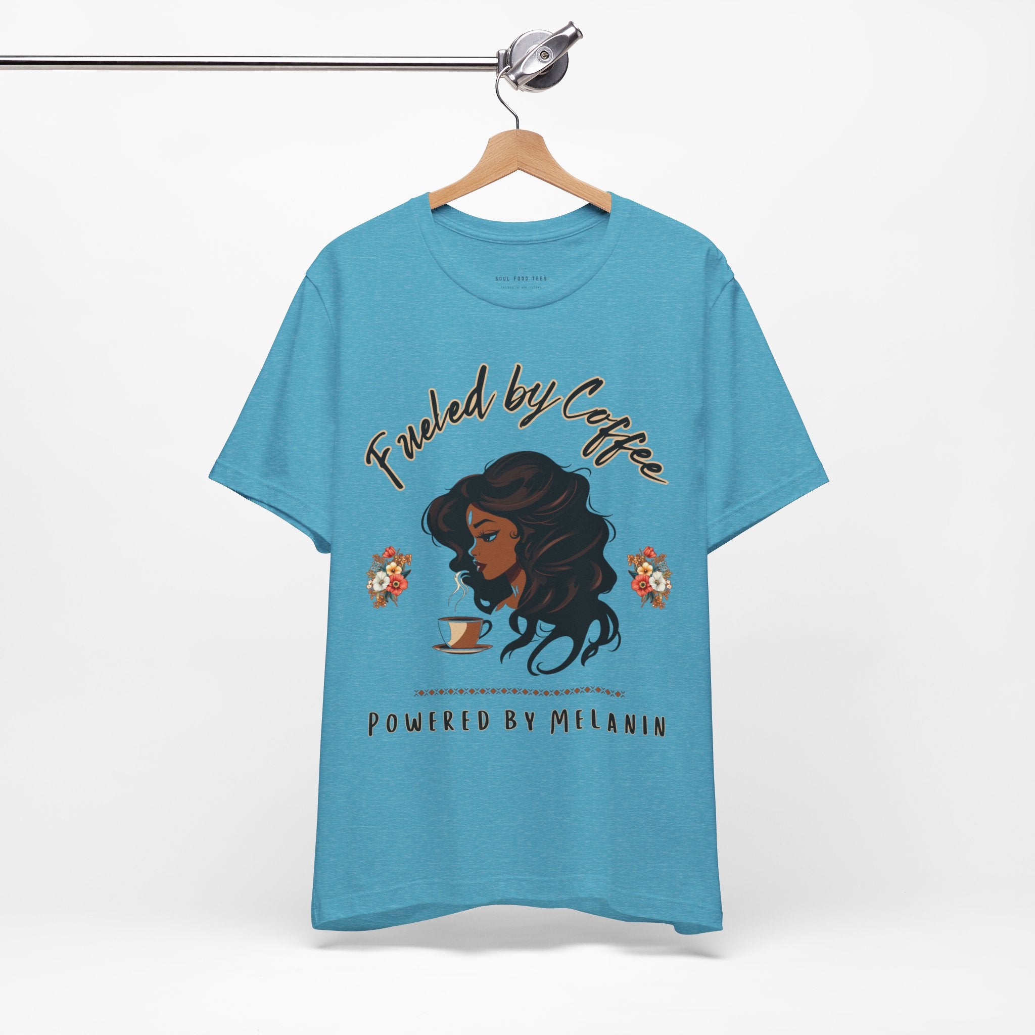 Fueled by Coffee, Powered by Melanin T Shirt