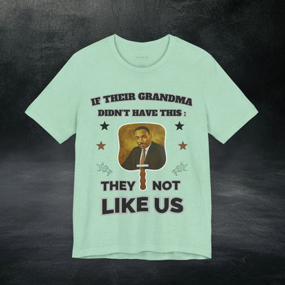 They Not Like Us - MLK Church Fan T Shirt