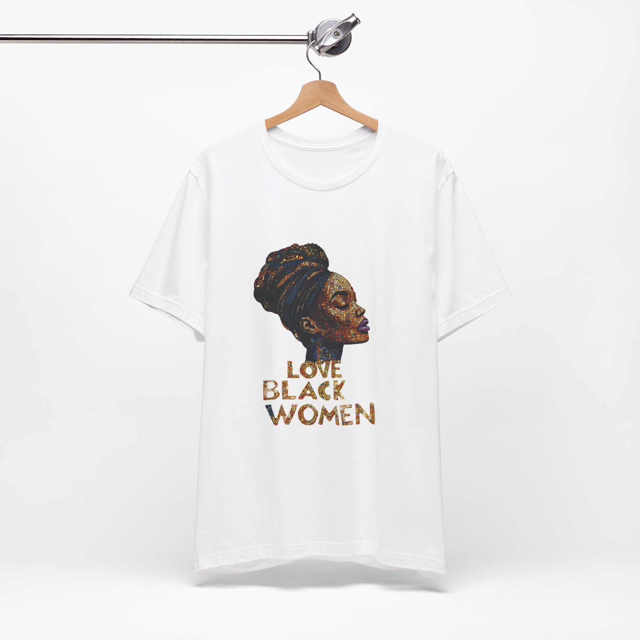 Love Black Women Mosaic T Shirt