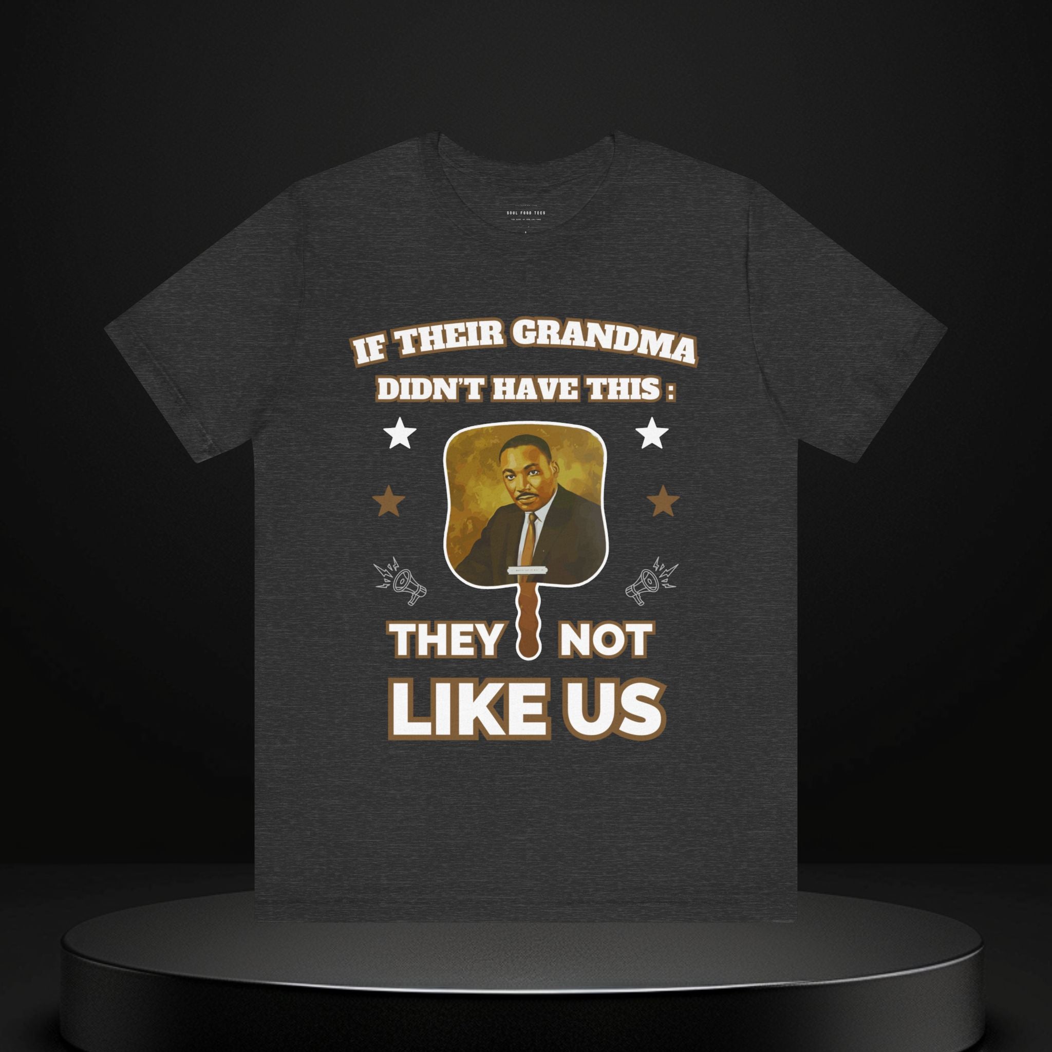 They Not Like Us - MLK Church Fan T Shirt