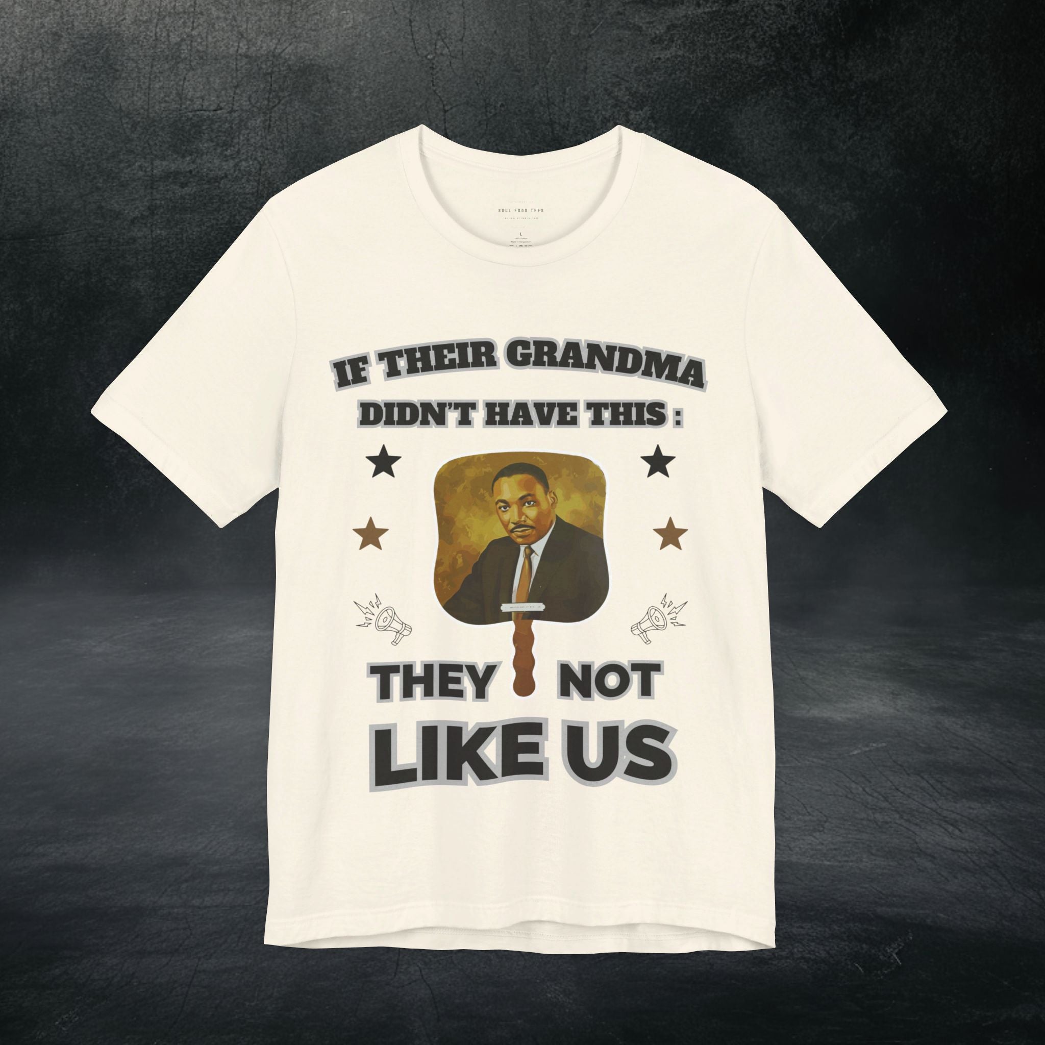 They Not Like Us - MLK Church Fan T Shirt