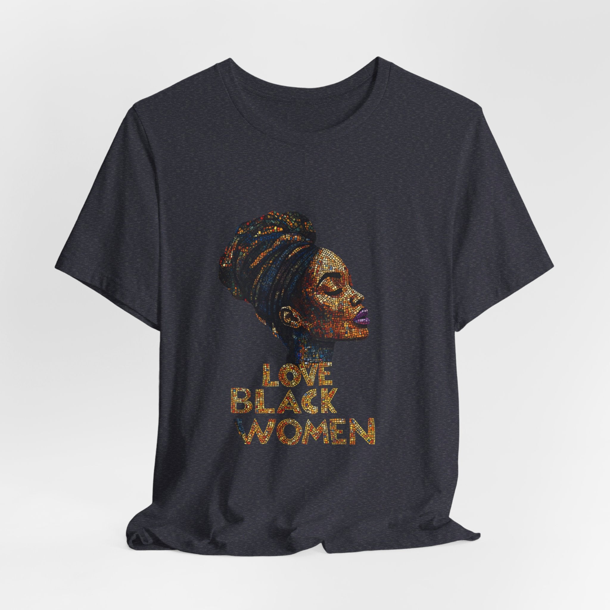 Love Black Women Mosaic T Shirt